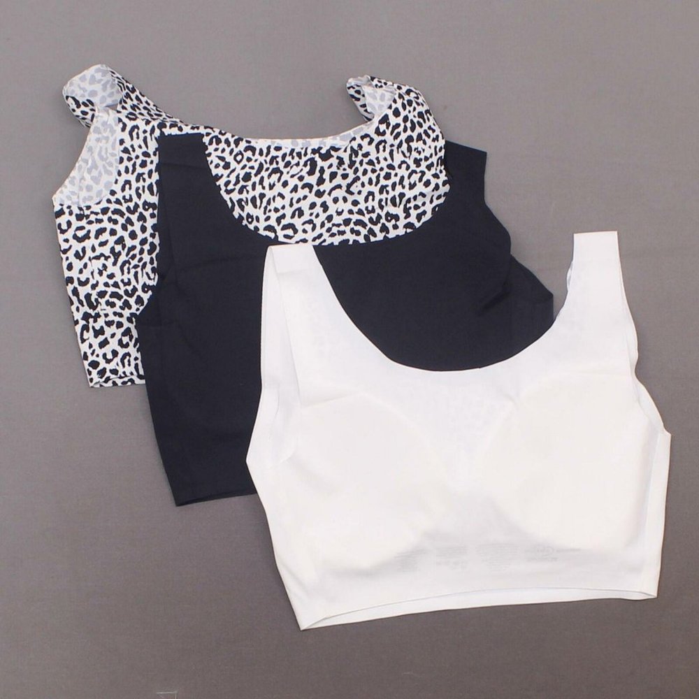 NEW Rhonda Shear 3 Pack Body Bras Medium Black - Picture 3 of 4